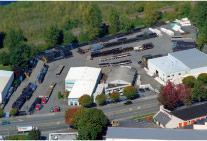 Aerial view of our location